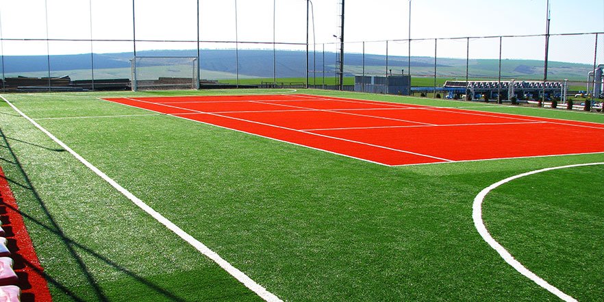Commercial multi-field sports complex turf