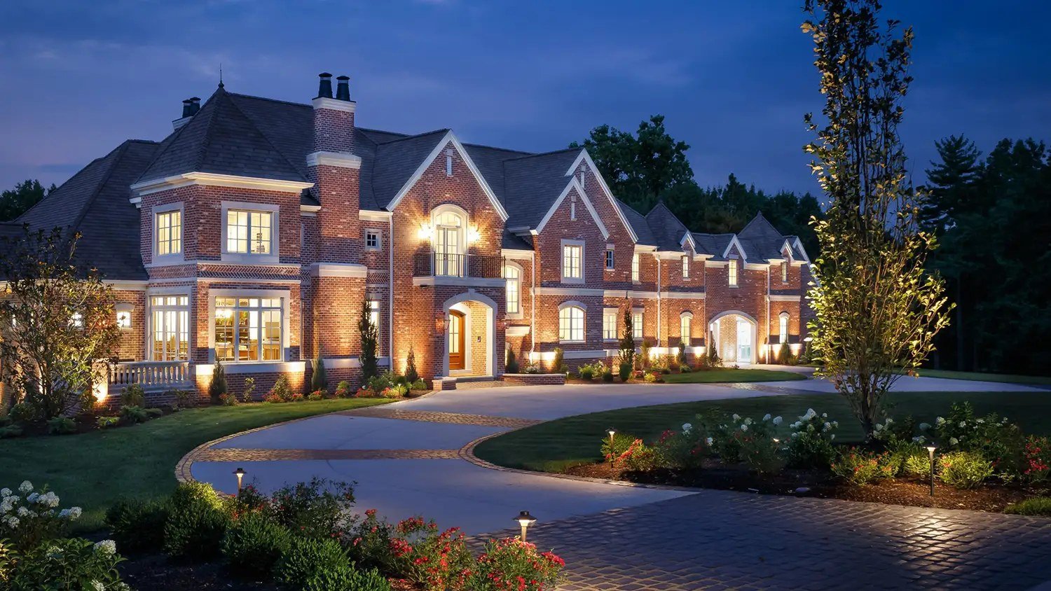 Estate-style residential grounds